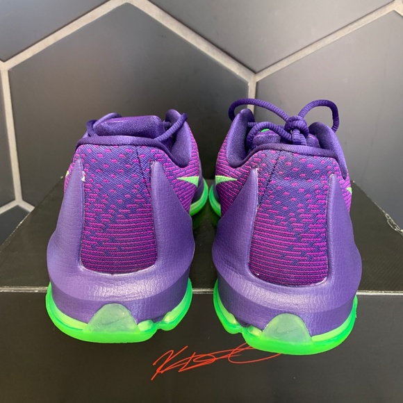 New Nike Kevin Durant 8 Suit Purple Green Sneaker - Picture 4 of 5